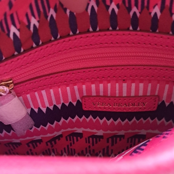 Vera Bradley Barbie Hot Pink Crossbody Bag with Adjustable Strap Mini Stylish - Picture 4 of 15